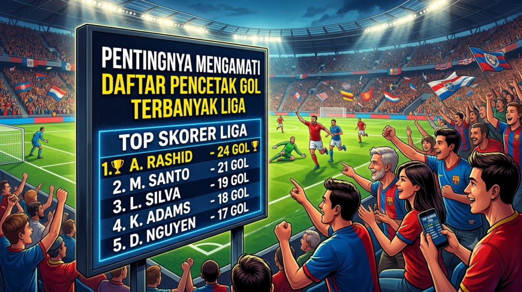 Pentingnya Mengamati Daftar Pencetak Gol Terbanyak Liga